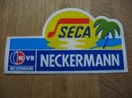 Seca Neckermann Tankstation Reisbureau Sticker, Verzamelen, Nieuw, Bedrijf of Vereniging, Ophalen of Verzenden