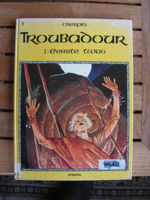 Vintage strip “Troubadour” deel 1 : Eerste Twijg., Livres, BD, Comme neuf, Une BD, Enlèvement ou Envoi