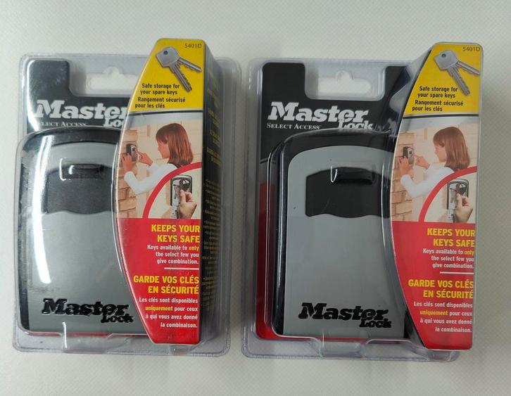 Deux Master Lock access 5401 EURD, Bricolage & Construction, Serrurerie de bâtiment & Dispositif de fermeture, Neuf, Enlèvement ou Envoi