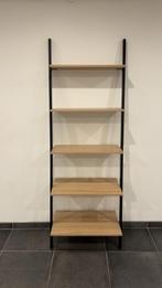 Etagère echelle en bois avec pied en metal noir., Maison & Meubles, Enlèvement, Comme neuf