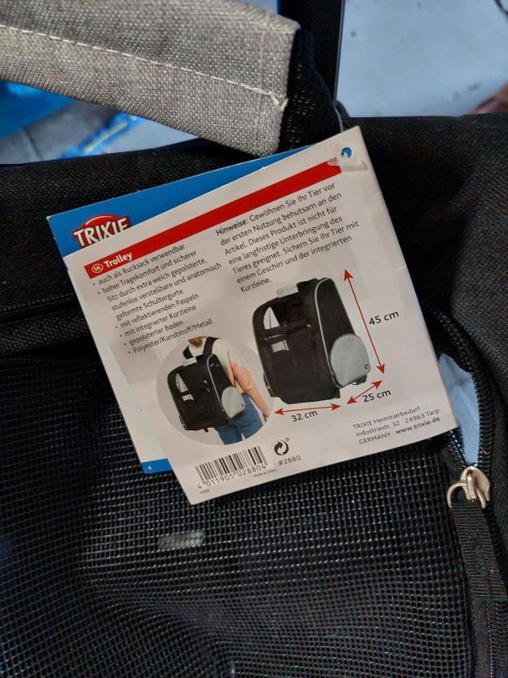 Trixie Trolley voor dieren 32 cm  45 cm  25 cm NIEUW, Dieren en Toebehoren, Honden-accessoires, Nieuw, Ophalen