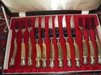 Set van 6 messen en 6 vorken, Samuel Peace Sheffield, Ophalen, Zo goed als nieuw, Bestekset