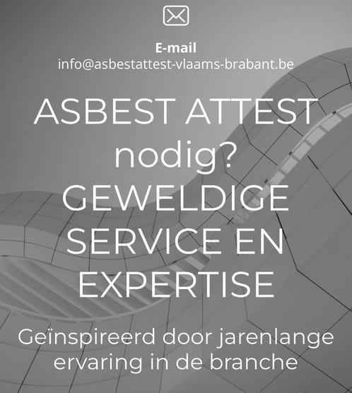 asbestattest nodig in Vlaams Brabant, Services & Professionnels, Entrepreneurs, Nouvelle construction ou Construction, Rénovation ou Construction