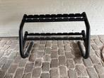 Zwart metalen rek om gewichten te ordenen, Sport en Fitness, Fitnessmaterialen, Ophalen, Gebruikt, Halterset