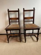 Antieke Eikenhouten Stoelen - Set van 2, Enlèvement