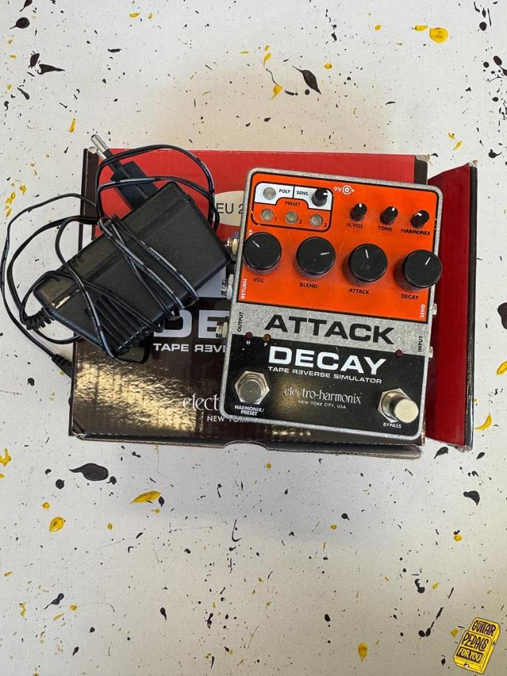 Electro-Harmonix Attack Decay Reverse Tape Simulator, Muziek en Instrumenten, Effecten, Gebruikt, Volume, Overige typen, Ophalen of Verzenden