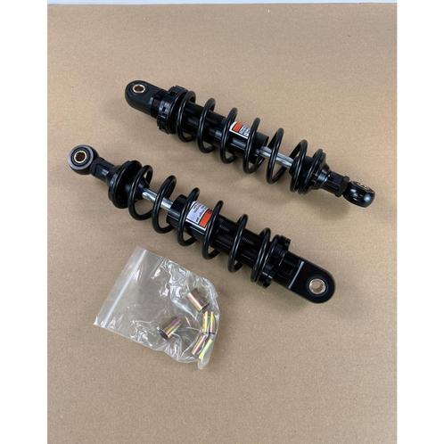 Achterveren / schokdempers 285mm OKD type set met 6 zwarte, Fietsen en Brommers, Brommeronderdelen | Algemeen, Nieuw, Overige typen