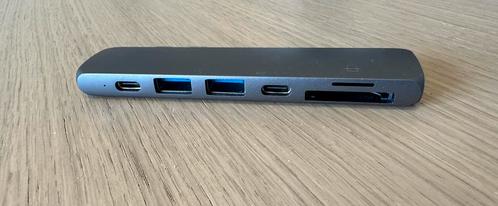 Satechi USB C Pro Hub - 4K HDMI Space Grey, Informatique & Logiciels, Stations d'accueil, Utilisé, Hub USB, Disque dur, Portable