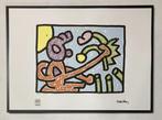 Keith Haring : lithographie grand format, Antiquités & Art, Art | Lithographies & Sérigraphies, Enlèvement ou Envoi