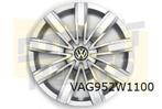 Volkswagen Tiguan (4/16-9/20) wieldeksel 17" (YTI zilver / c, -, Verzenden, -, Nieuw