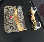 Vintage opera verrekijker met originele hoes – goudkleurig, Audio, Tv en Foto, Optische apparatuur | Verrekijkers, Ophalen of Verzenden