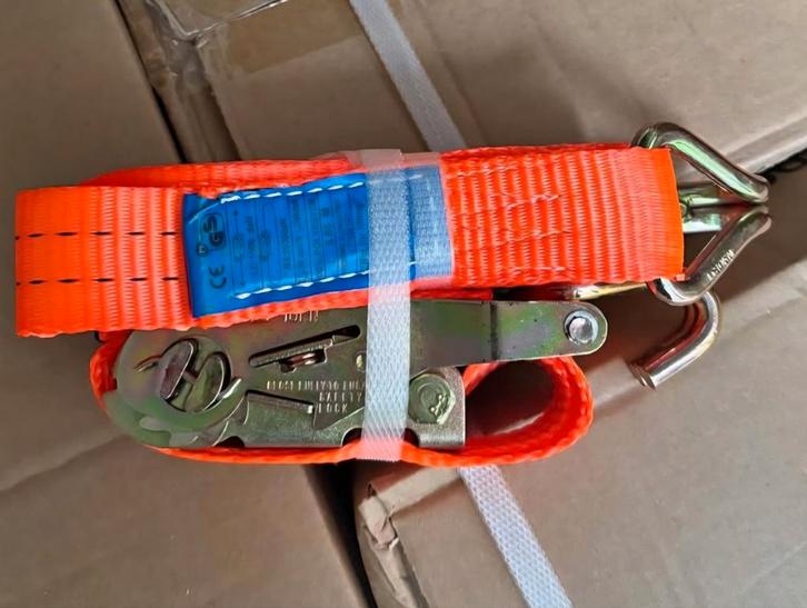 Spanriemen spanriem spanband spanbanden, Auto diversen, Aanhangwagen-onderdelen, Zo goed als nieuw, Ophalen of Verzenden