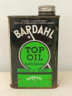 Vintage olieblik Bardahl Top Oil, Verzamelen, Blikken, Ophalen of Verzenden