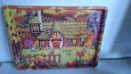 Dienblad - vintage - JP Barthe, Huis en Inrichting, Woonaccessoires | Dienbladen, Ophalen of Verzenden, Gebruikt, Rechthoekig