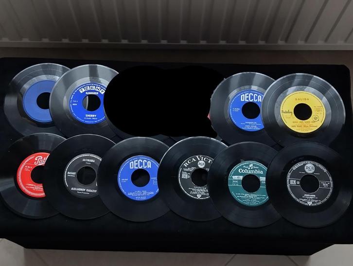 Vintage 45 toeren vinyl zonder hoes 1€/stuk, Cd's en Dvd's, Vinyl Singles, Gebruikt, Single, Overige genres, Ophalen of Verzenden