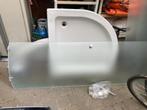 Douche bak + douchehoek, Doe-het-zelf en Bouw, Ophalen, Gebruikt, Chroom, Douche