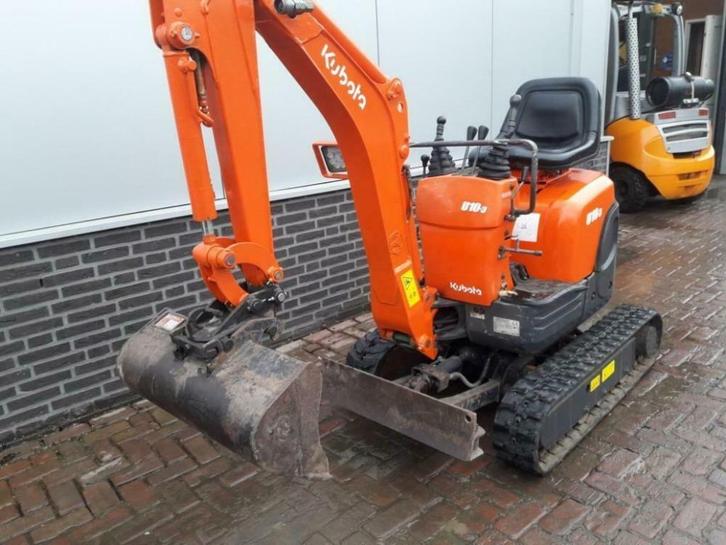 Minipelle KUBOTA U10/3, Articles professionnels, Machines & Construction | Grues & Excavatrices, Enlèvement