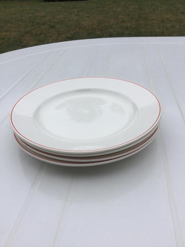 4 keramische ontbijt-/dessertborden Villeroy & Boch 4€/set, Antiek en Kunst, Antiek | Keramiek en Aardewerk, Ophalen