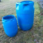 3 grote regentonnen, 2 kleine, Tuin en Terras, Ophalen