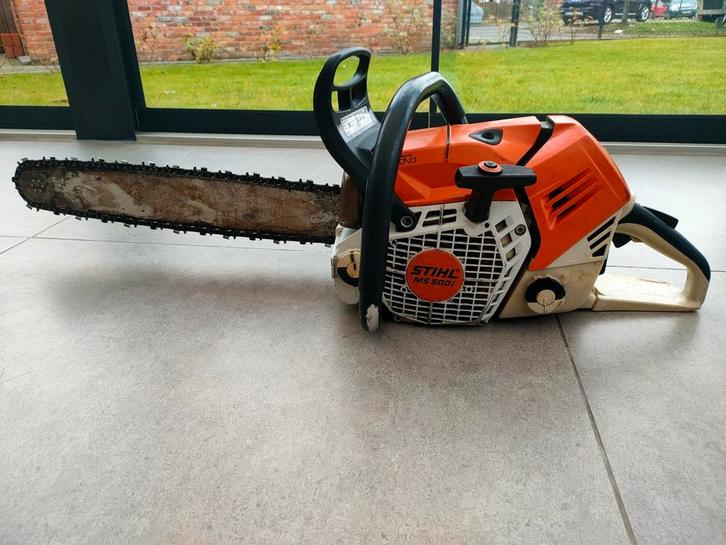 Stihl MS 500i kettingzaag. In perfecte staat. Bouwjaar 2021., Tuin en Terras, Hand-tuingereedschap, Zo goed als nieuw, Ophalen