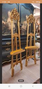 Prachtige houten Baroque Schilders Ezel, Ophalen, Ezel