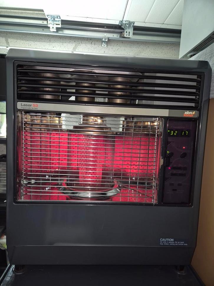 Zibro kamin petroleumkachel laserkachel, Huis en Inrichting, Kachels, Zo goed als nieuw, Vrijstaand, Petroleumkachel, Overige brandstoffen