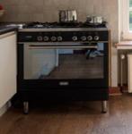 Gasfornuis 6 pits met oven, Ophalen, Zo goed als nieuw, Gas, Vrijstaand