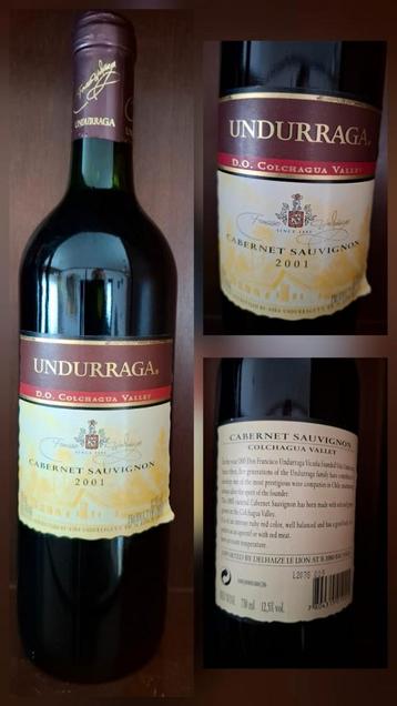 Undurraga Cabernet Sauvignon 2001 Chili
 beschikbaar voor biedingen