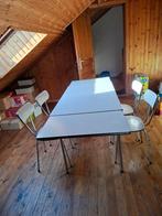 Table de cuisine vintage  et chaises, Enlèvement, Utilisé, 50 à 100 cm, 75 cm ou plus