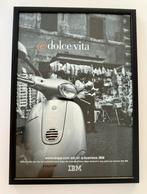 Vespa e-business IBM print in lijst, Huis en Inrichting, Ophalen, Minder dan 50 cm, Oorspronkelijke maker, Minder dan 50 cm