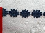 galon  ruban de fleur 23 mm bleu marine fleur 23x29 mm G2352, Hobby & Loisirs créatifs, Couture & Fournitures, Enlèvement ou Envoi