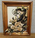 Cadre floral en cuir, Ophalen, Overige materialen, Minder dan 50 cm, Zo goed als nieuw