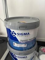 Sigma Sigmatex Superlatex Mat RAL9016 10L, Doe-het-zelf en Bouw, Verf, Beits en Lak, Nieuw, Verf, Wit, 10 tot 15 liter