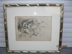 Lithografie Walter Vaes 1882-1958, Ophalen of Verzenden