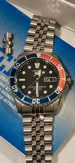 Seiko SNZF15 pepsi diver, Montre-bracelet, Seiko, Enlèvement ou Envoi, Acier
