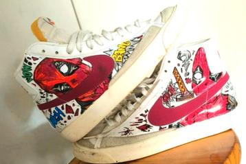 Nike Deadpool Custom sneakers beschikbaar voor biedingen