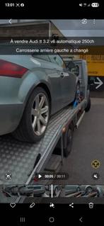 Audi tt 3.2 v6 2007 accidentée arriere gauche, Auto's, Bedrijf, Te koop, TT
