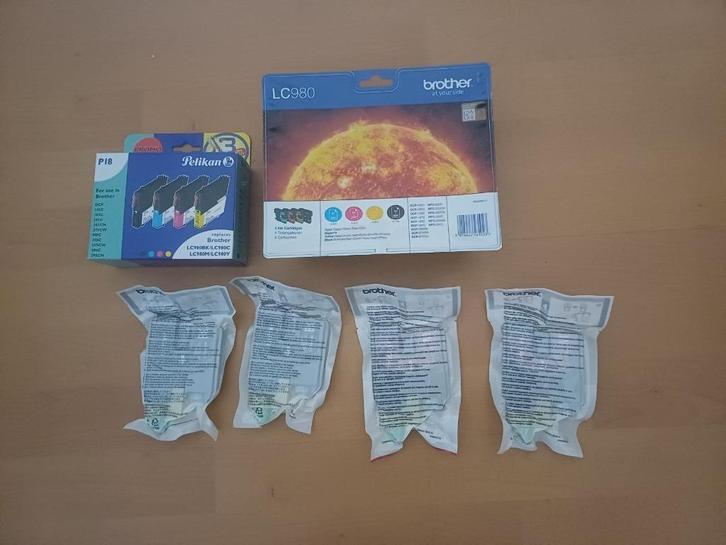 Brother inkt cartridges LC-980, Computers en Software, Printerbenodigdheden, Nieuw, Cartridge, Ophalen of Verzenden