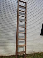 Oude houten ladder, Doe-het-zelf en Bouw, Ladders en Trappen, Ladder, Ophalen of Verzenden
