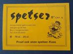 Bieretiket "Spetser", Ophalen of Verzenden, Gebruikt