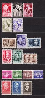 België 1955 4 mooie reeksen, Verzenden, Postfris, Spoor van plakker