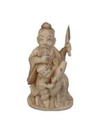 Meiji periode (1868-1912) okimono Jurojin, Ophalen of Verzenden