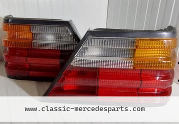 Achterlicht Links+Rechts. Mercedes w124 sedan 1985-1991 rood, Ophalen of Verzenden, Gebruikt, Mercedes-Benz
