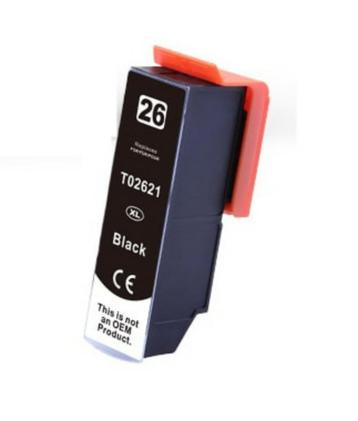 Epson T2621-E2621-2621 (26XL) Inktcartridge zwart - Huismerk beschikbaar voor biedingen