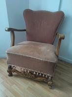 Vintage zetel, Huis en Inrichting, Zetels | Zetels, Ophalen, Gebruikt, Eenpersoons, Hout