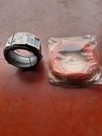 Rol binddraad 1,1mm verzinkt + rol capsuldraad. Samen 3 euro, Doe-het-zelf en Bouw, Ophalen, Nieuw, Overige typen