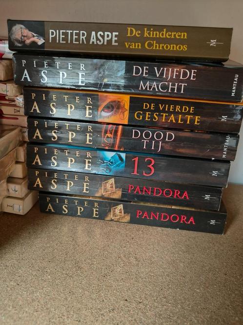 boeken van Pieter Aspe, Boeken, Thrillers, Gelezen, Ophalen