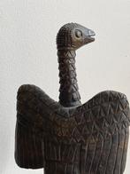 Sculpture oiseau africain bois