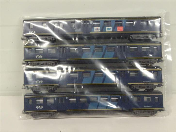 A6712. 4x Lima NS Wagons, Hobby en Vrije tijd, Modelbouw | Auto's en Voertuigen, Gebruikt, Ophalen of Verzenden