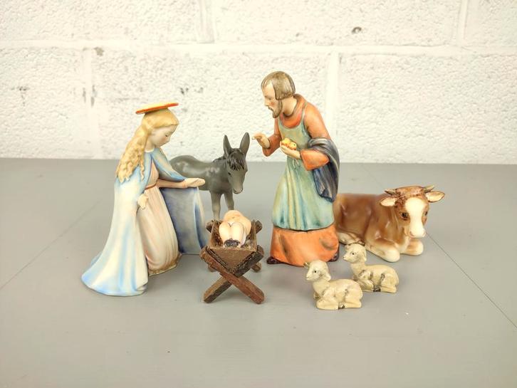 Oude Hummel kerststal, Antiek en Kunst, Antiek | Religieuze voorwerpen, Ophalen of Verzenden